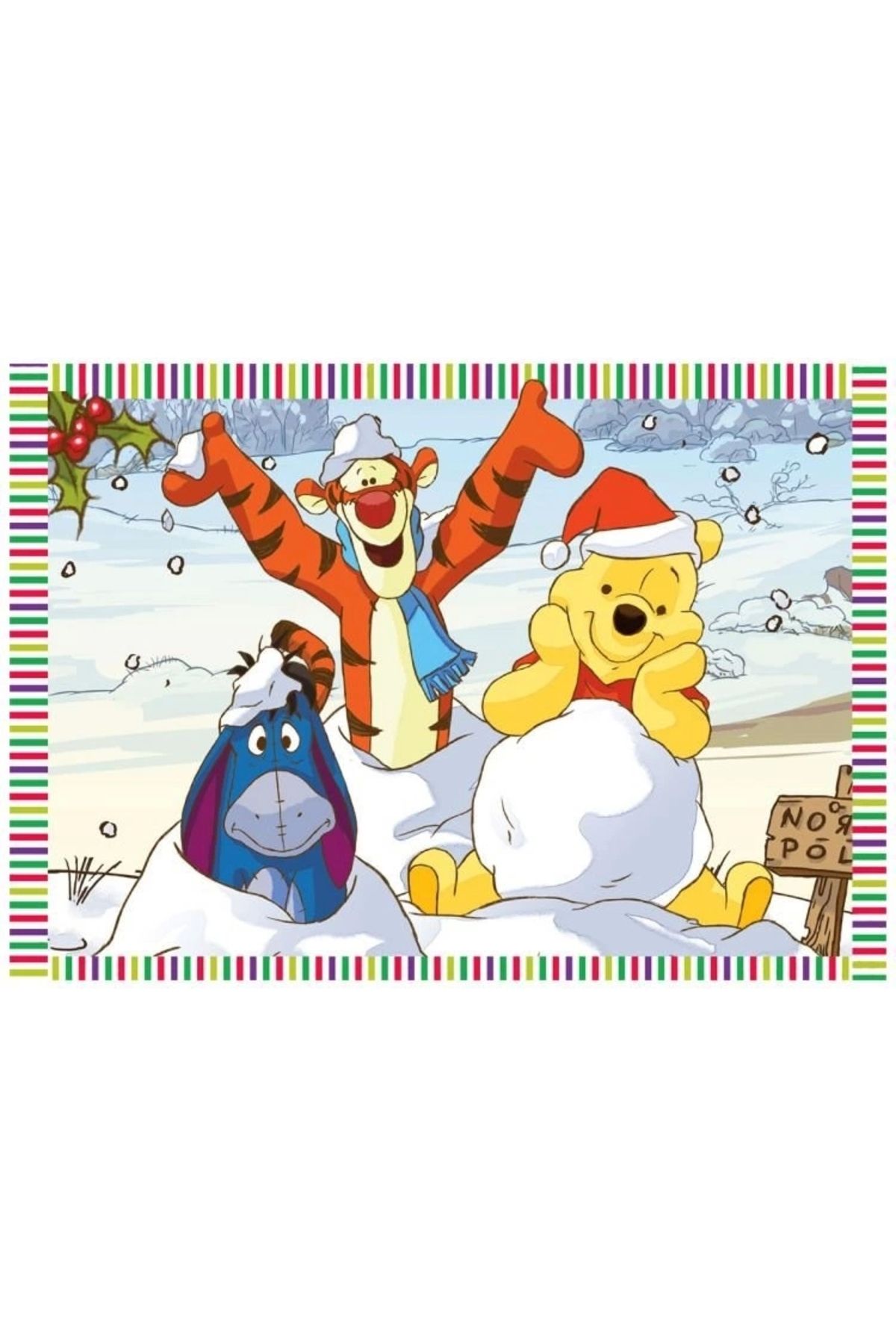 Finetoo Çocuk 100 Parça Winnie The Pooh Puzzle