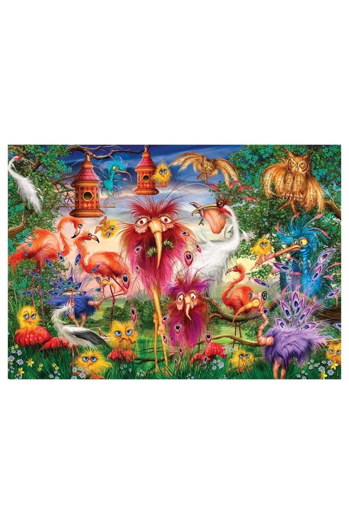 TWOX Çocuk KS Ugly Birds 1000 Parça Puzzle