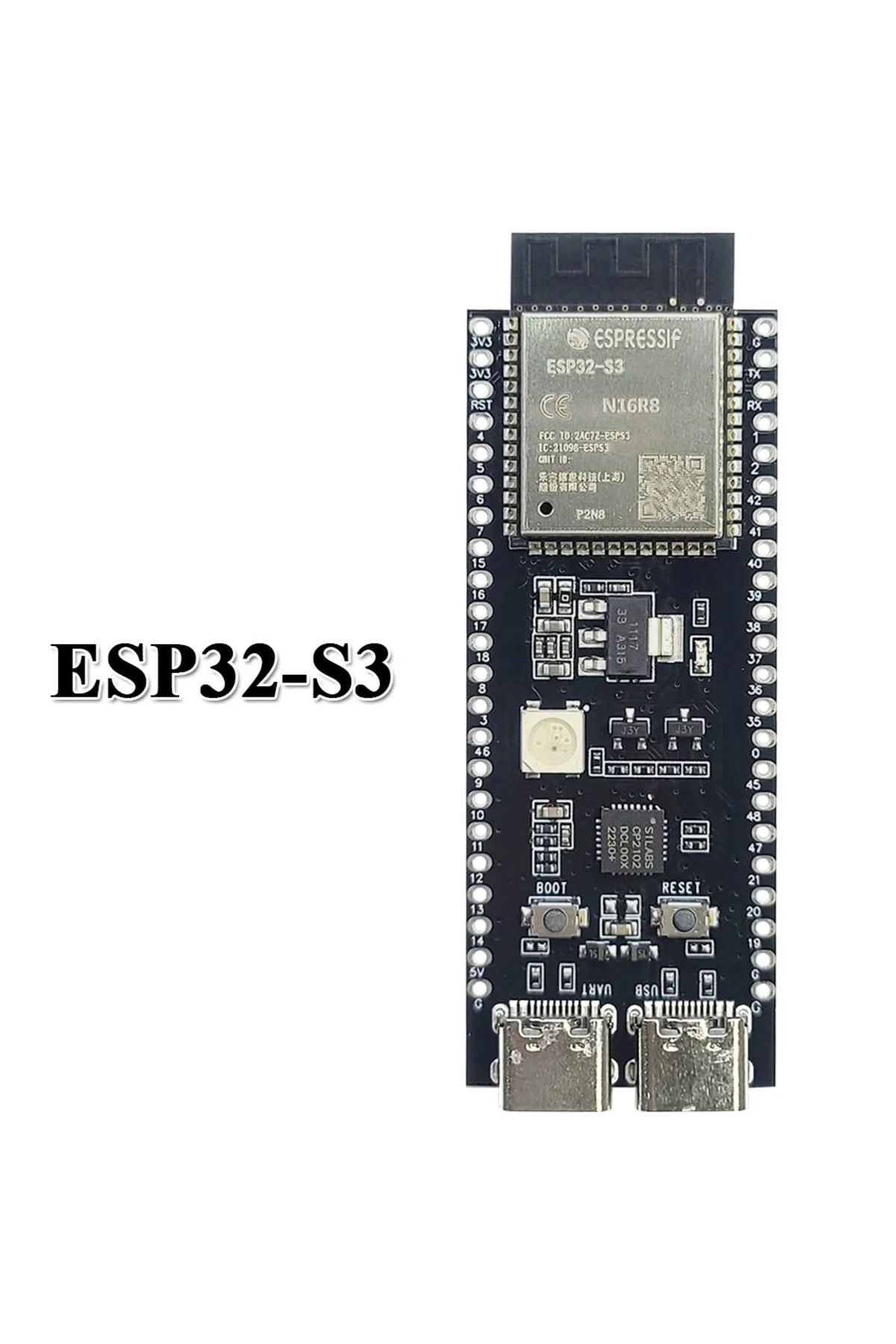 Choice-Esp32 S3 Esp32-s3-devkitc-1 Bt 2.4g Wifi Module Development Board For Arduino 16mb Flash 8mb Psram 4 1
