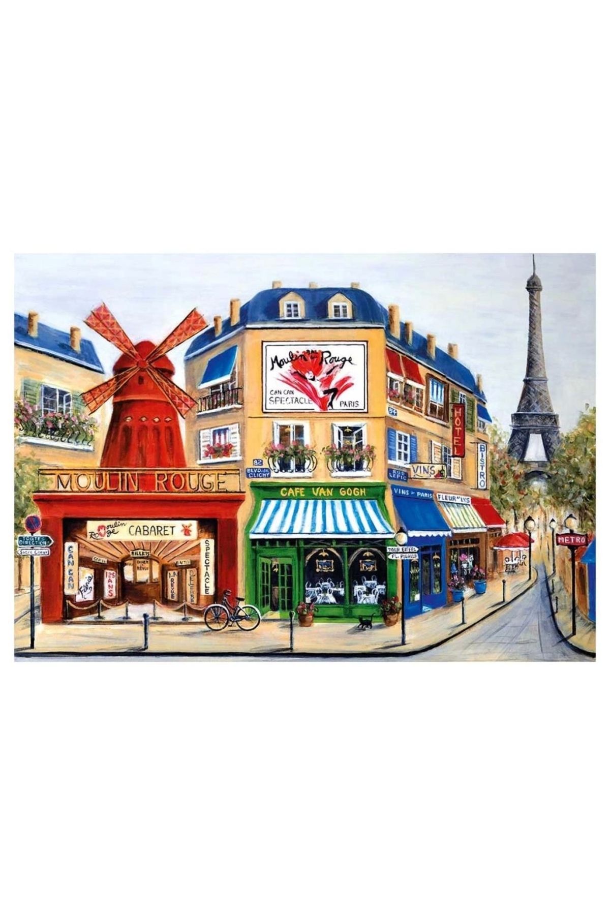 TWOX Çocuk KS Moulin Rouge 2000 Parça Puzzle