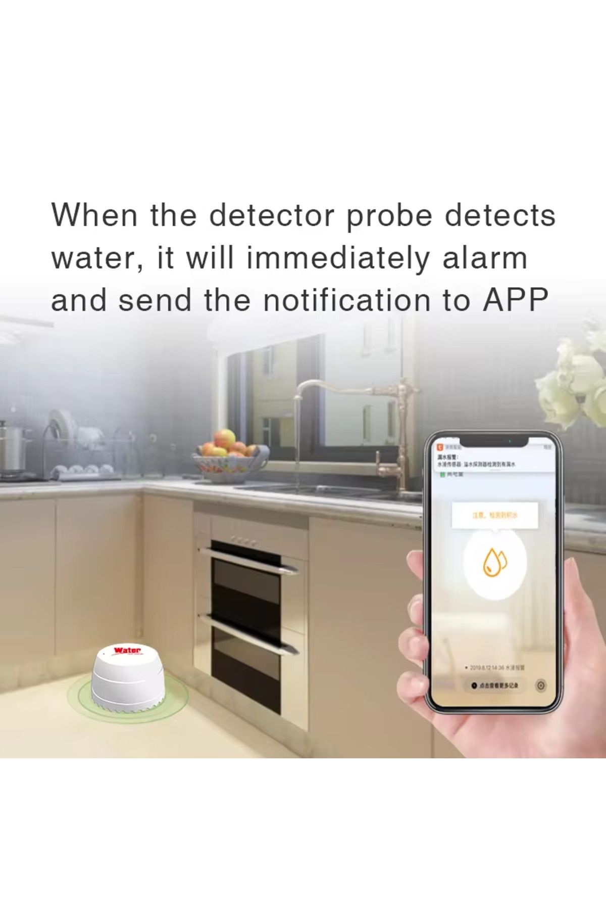 Choice-Tuya Wifi Water Leak Detector Flood Sensor Smart Life App Remote Monitoring Flood Alert Overflow ... 3