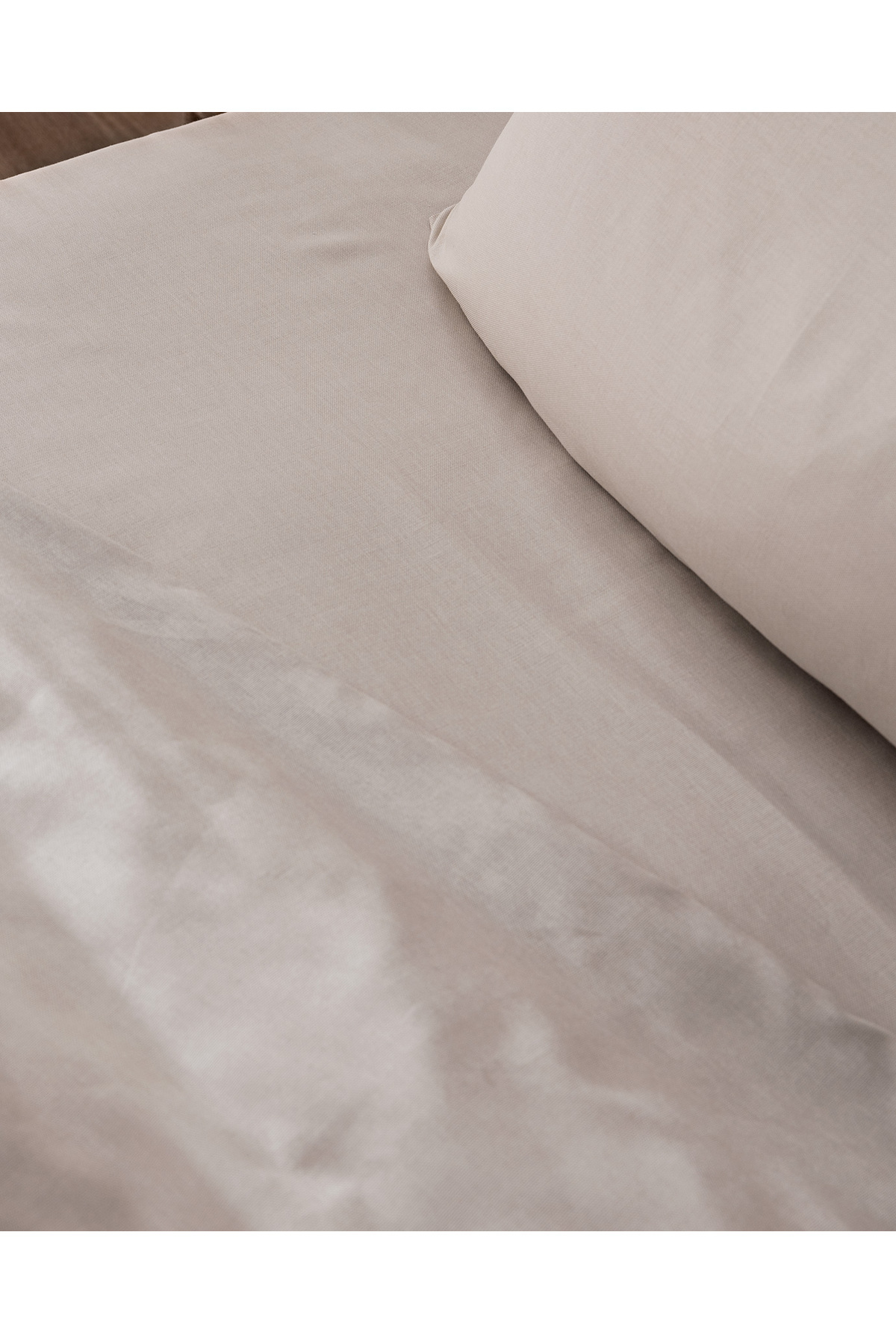 Madame Coco-Songe King Size Bedding Set - 100% Cotton, Stone Color 4