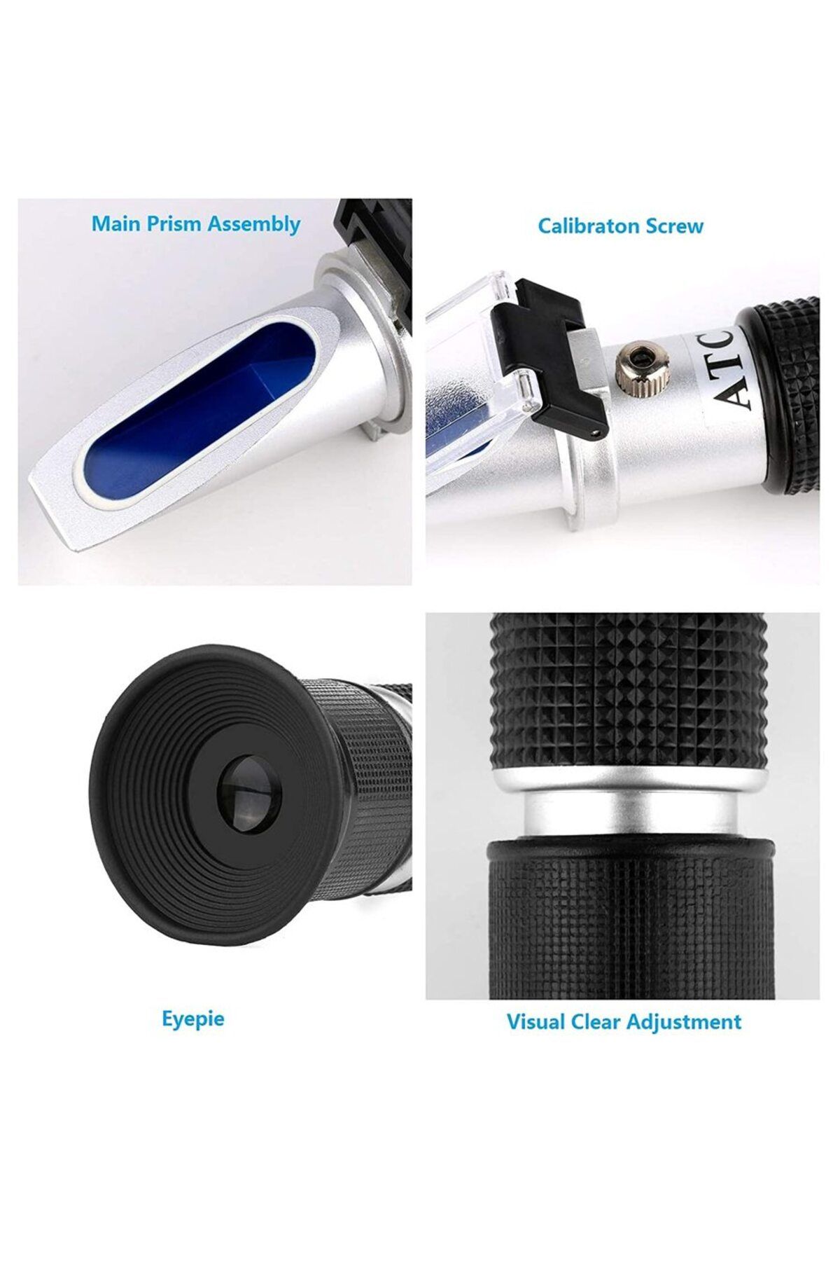 LPPCOLTD-Wine Refractometer Brewing Measuring Sugar Content In Original Grape Juice & Predicting Wine Alco... 6