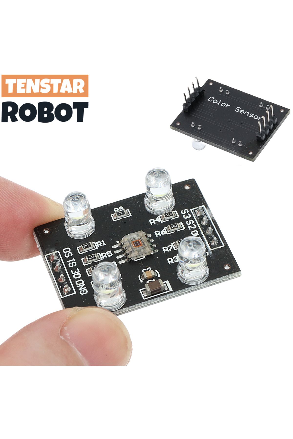 Choice-Color Recognition Sensor Tcs230 Tcs3200 Color Sensor Module Accessories For Mcu Diy Dc 3-5v Input 8