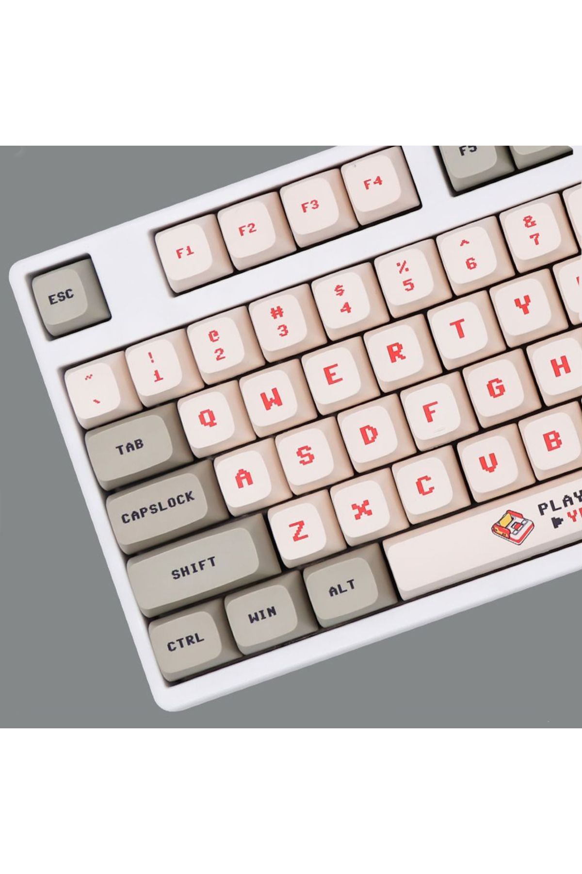 Choice-138 Keys Bagged 138 Keys Anime Retro Red And White Machine Keycaps Dye Sub Pbt Xda Profile For Mx Sw 3
