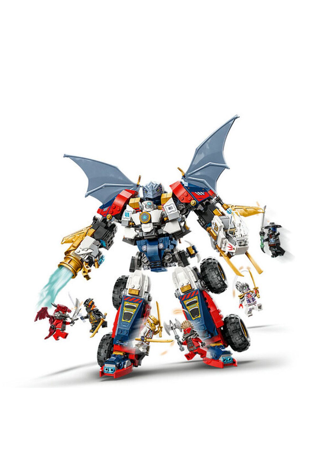 LEGO-® NINJAGO® Zane’s Ultra Combiner Mech Toy 4-in-1 Building Set 71834 5