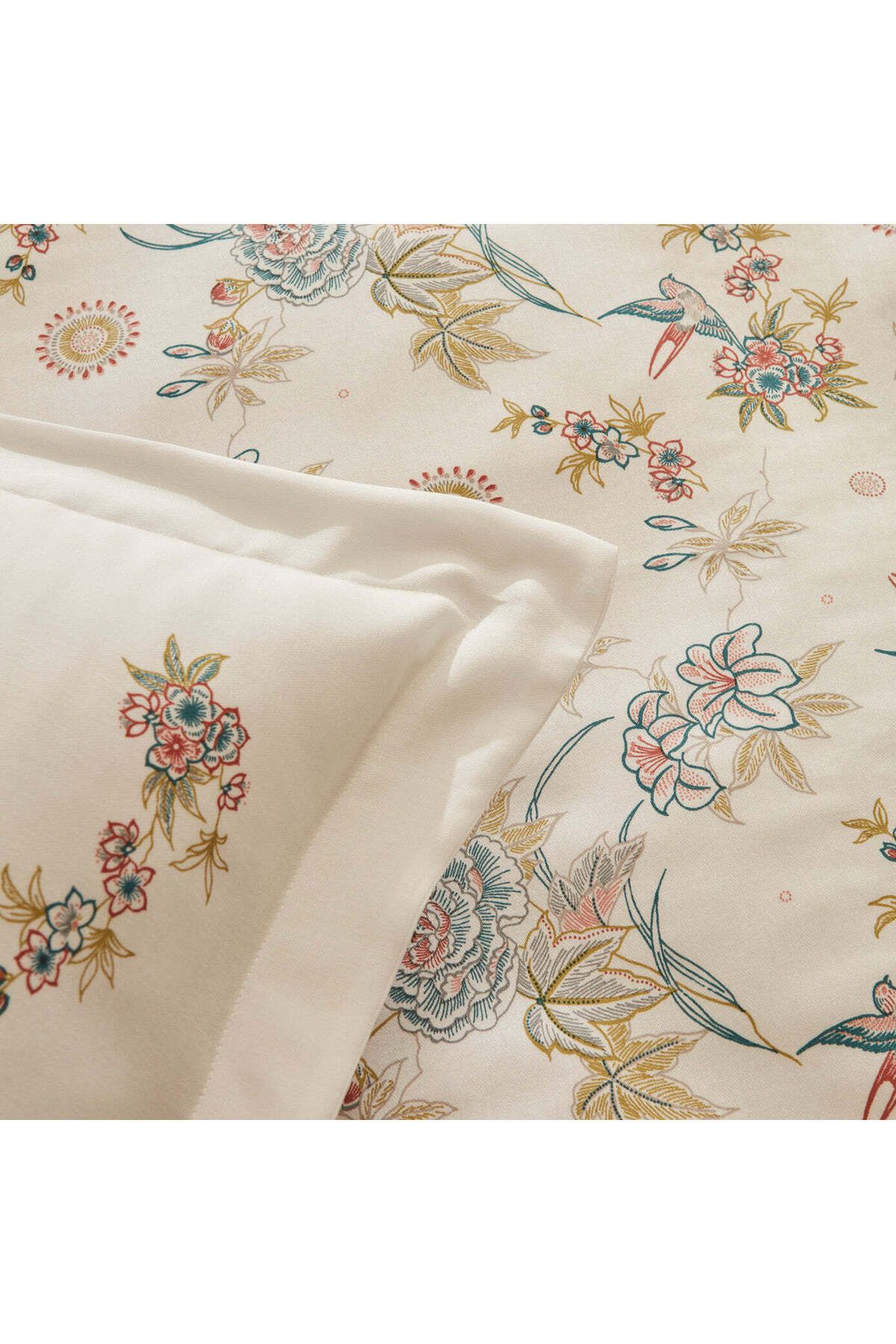 Karaca-Home Mency Lyocell Krep Doppelbett-Bettwäsche-Set 2