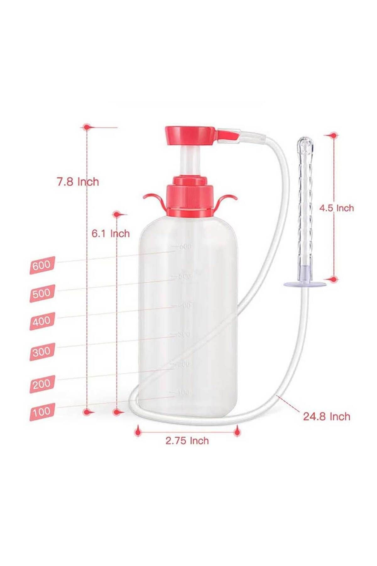 Choice-600ML Bidet Vaginal Clearner Anal Douche Enema Ass Anus Cleaning Syringe Washing Irrigator Clean ... 5