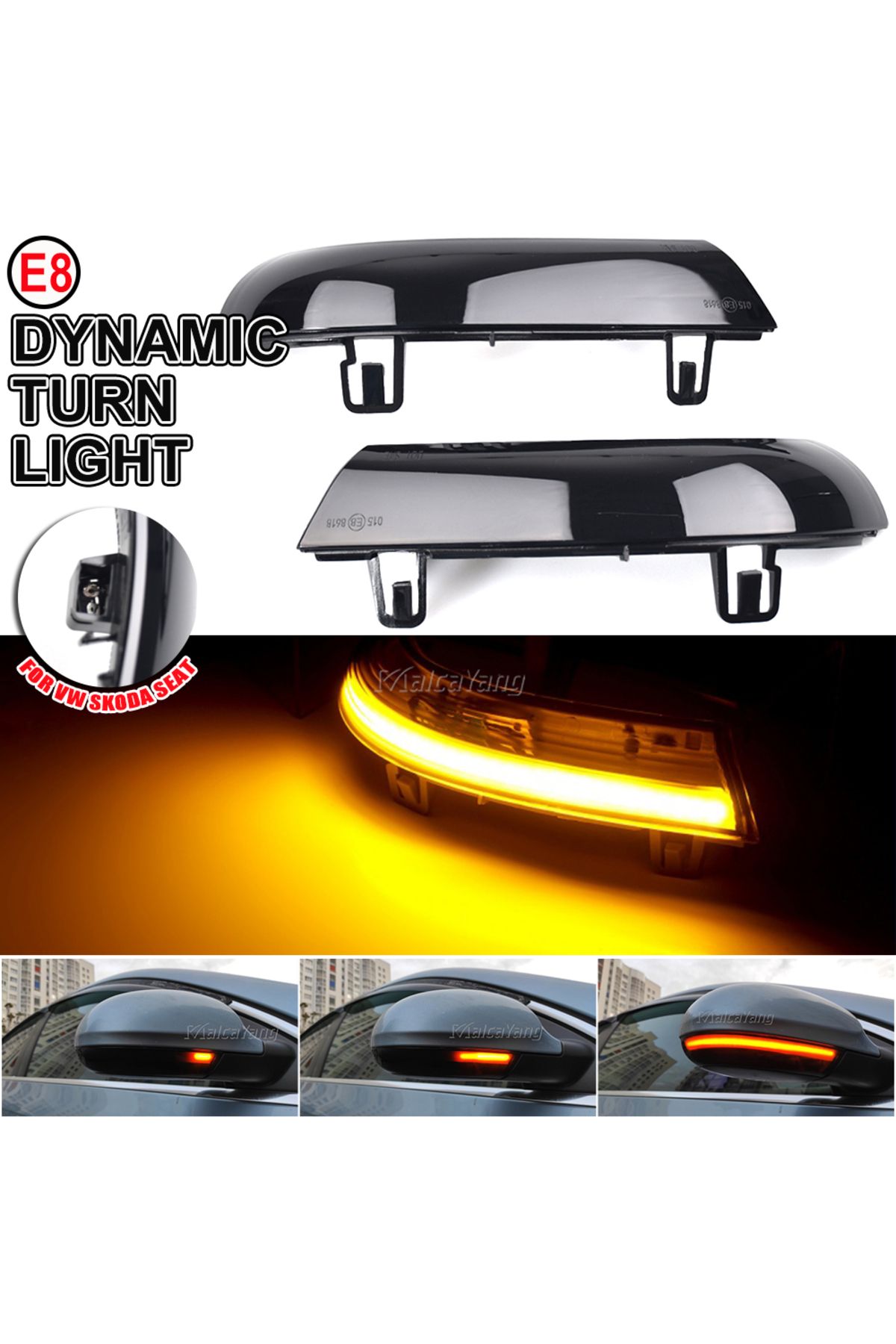 Choice-LED Dynamic Turn Signal Light For VW Passat B6 GOLF 5 Jetta MK5 Passat B5.5 GTI V Sharan Flowing ... 4