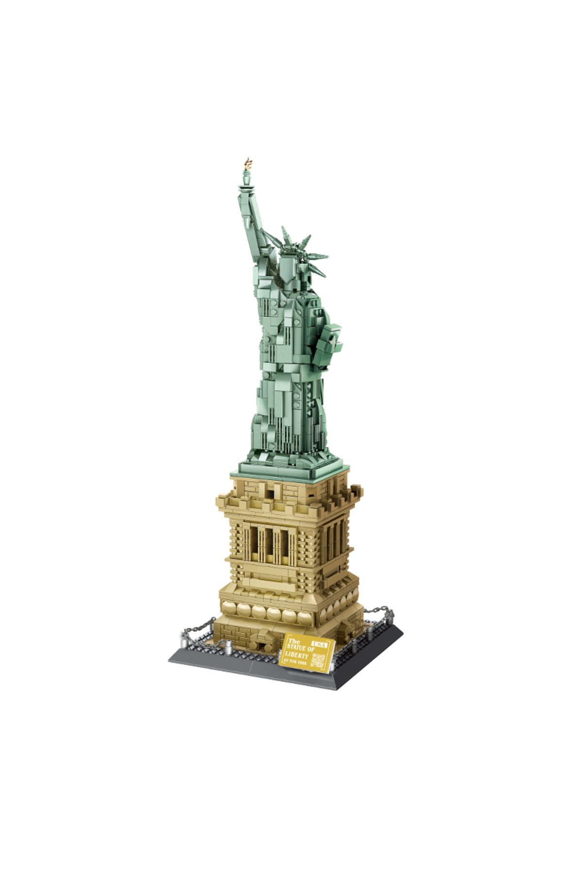 Choice-No Box Wg5227 World's Great Architecture Liberty Statue Technical Brick Toys Moc Ideas City Landmark 1
