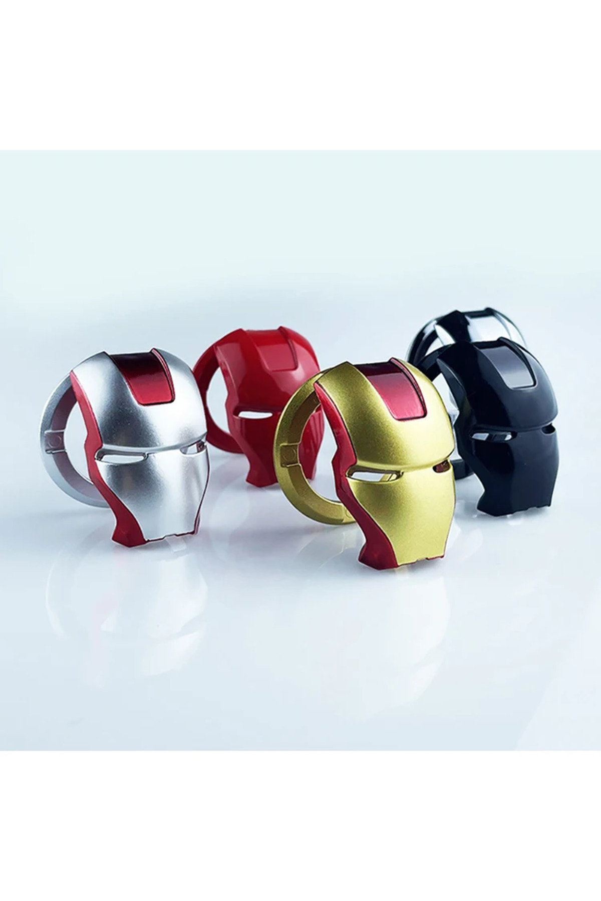 Choice-Avengers Iron Man Car Ignition Start Switch Button Protective Cover Sticker Spider Man Batman Sti... 8
