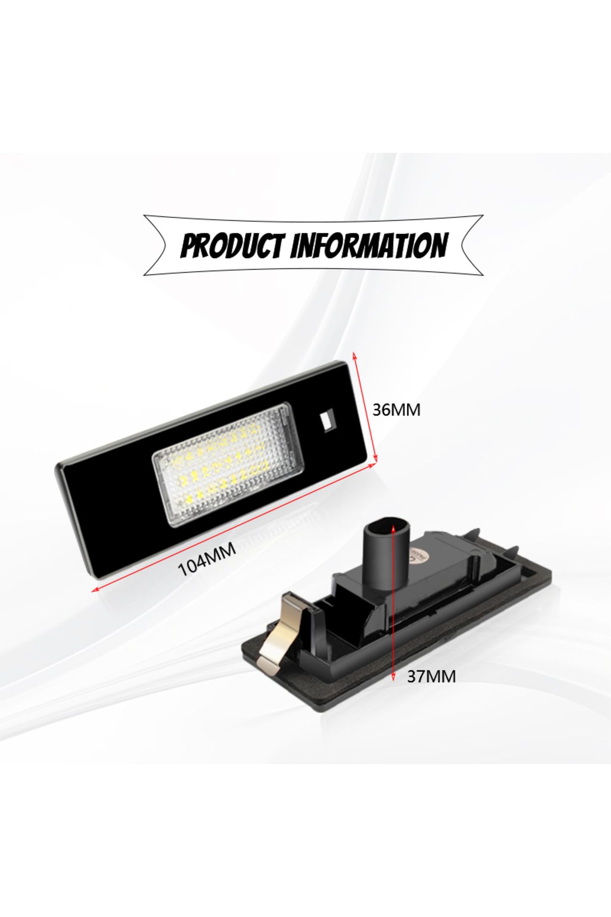Choice-6000k 2pcs For Bmw Led License Number Plate Lamp 1 Series E81 E87 E63 E64 M6 E85 E86 Z4 F12 F13 F20 3
