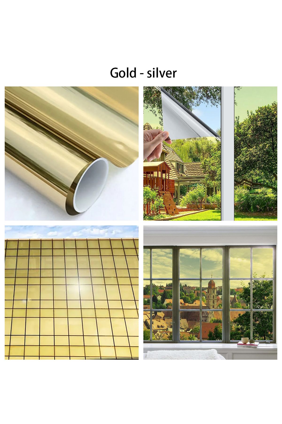 Choice-Privacy Window Film Self Adhesive Sun Protection Film Anti-UV One Way Heat Insulation Glass Stick... 6