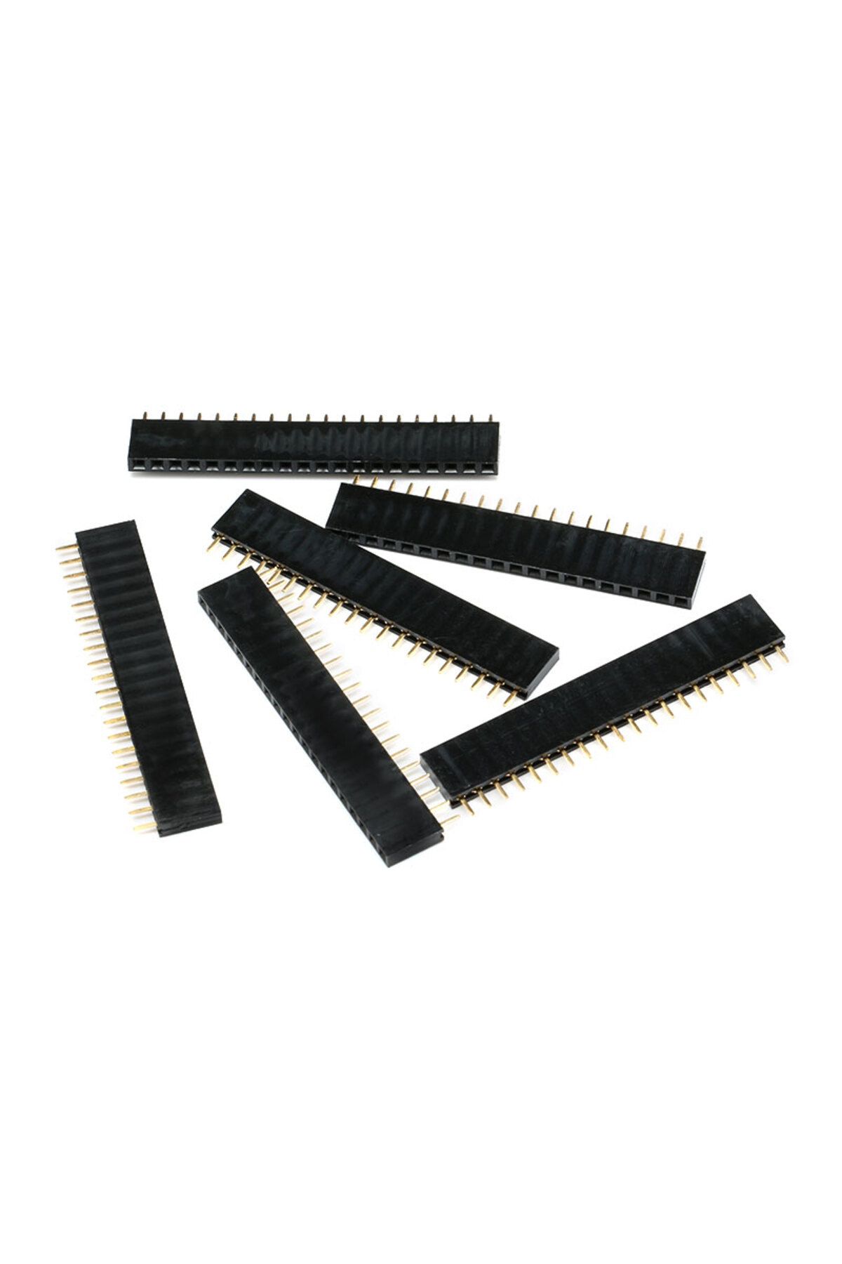Choice-15p 10pcs 2.54mm Pitch Single Row Female 2~40p Pcb Socket Board Pin Header Connector Strip Pinheader 4