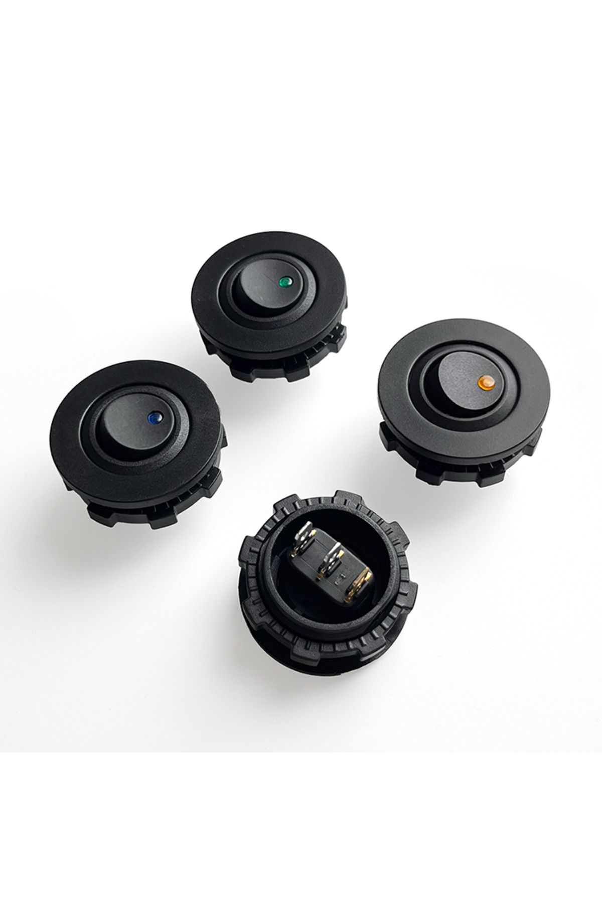 Choice-ON/OFF Round Rocker Toggle LED Switch 3 Pin 12V 20A Car Dashboard Dash Boat Truck Push Button Swi... 7
