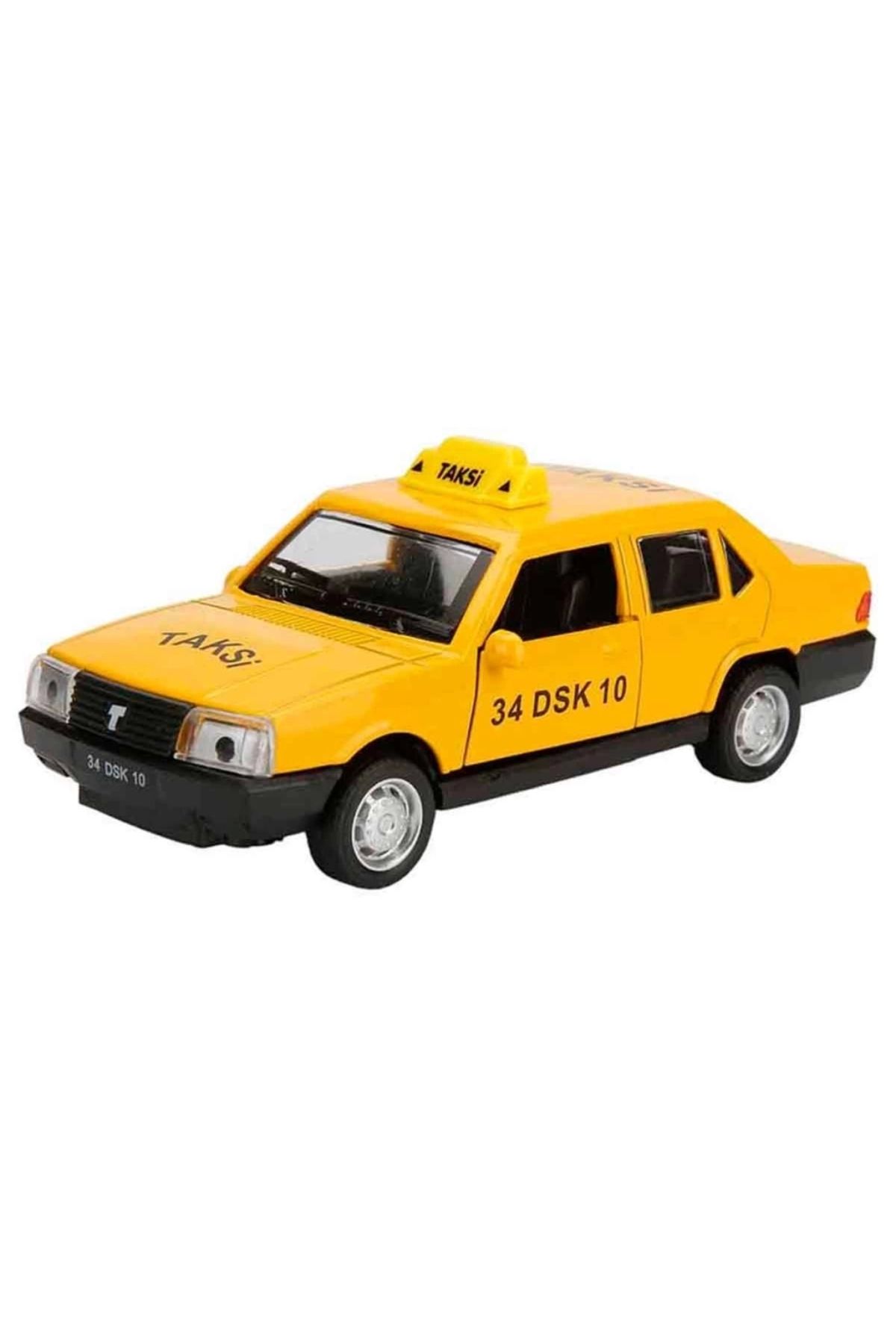 Finetoo 1:32 Sesli ve Işıklı Taksi 13 cm