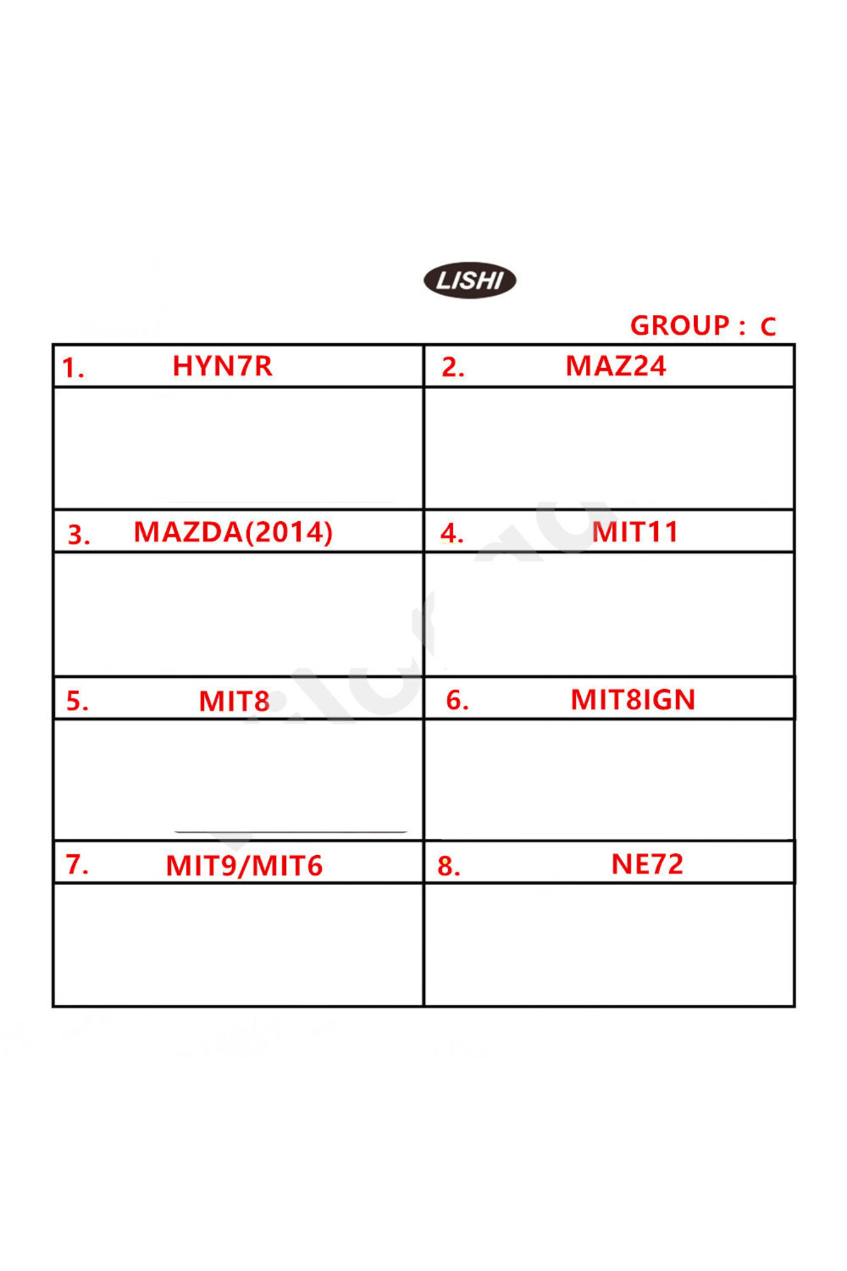 Choice-Nsn14 Lishi 2 في 1 أداة Nsn14 Nsn11 Hyn11 Hy15 Hy16 Hy17 Hu87 Hu49 Mit11 Mit8 Fo38 Maz24 Cy24 Dwo4r 2