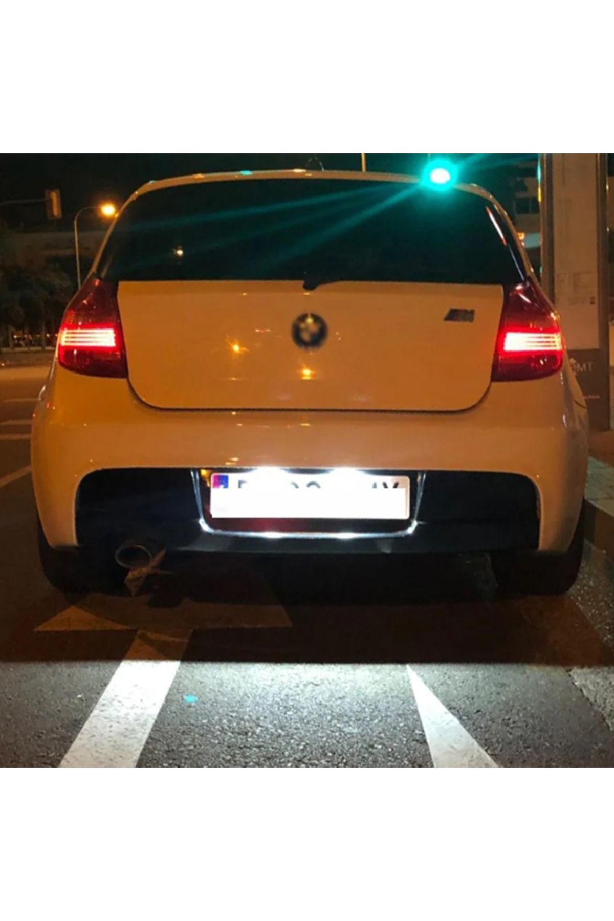 Choice-6000k 2pcs For Bmw Led License Number Plate Lamp 1 Series E81 E87 E63 E64 M6 E85 E86 Z4 F12 F13 F20 6