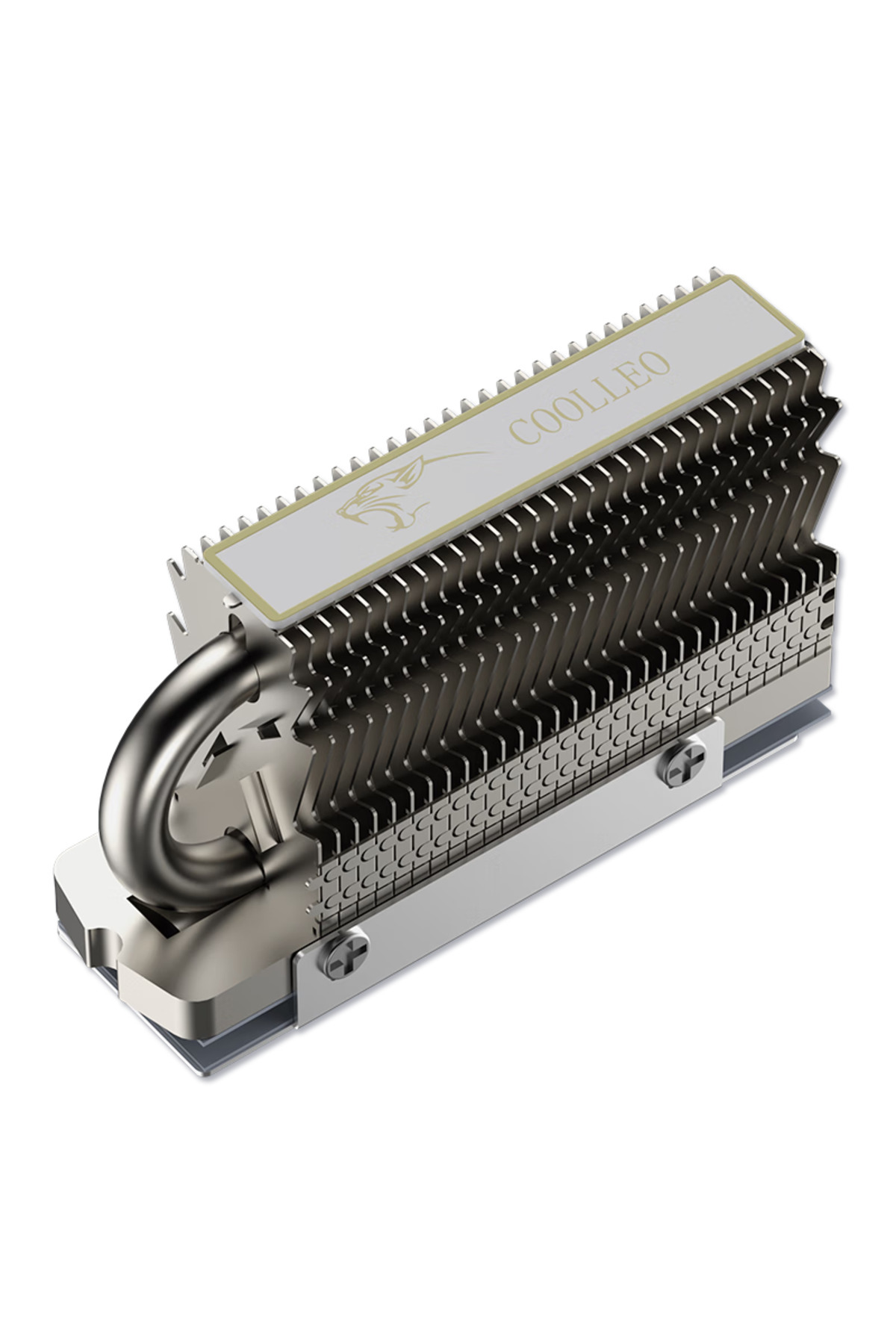 Choice-CL-M.2 2280 COOLLEO HR-09 M.2 2280 SSD Heatsink Fully Electroplated Reflow Welding AGHP HeatPipe 228 1