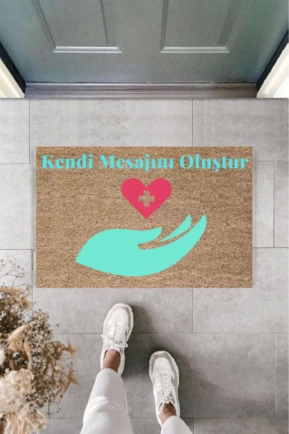 DENİZ Dijital Baskı Kişiye Özel İÇ Kapı Dekorasyon Paspas Ps11213