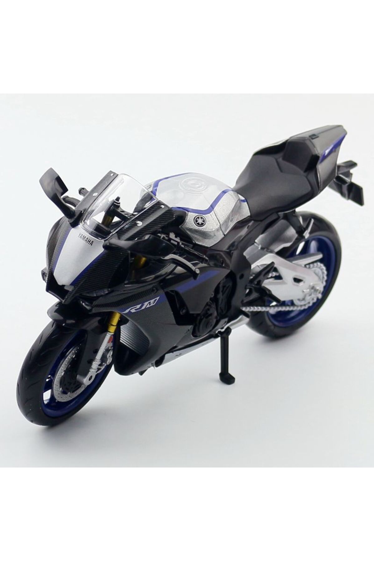 Choice-Black 1/12 Scale Yamaha Yzf-r1m Motorcycle Model Toy Alloy Diecast Simulation Models Motor Cycle Col 1