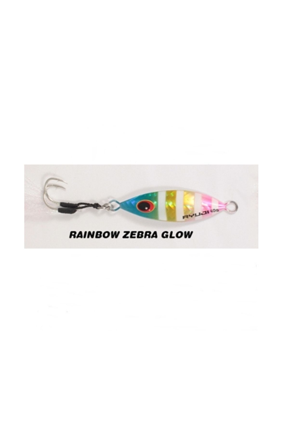 Ryuji Slow King Jig Yem Rainbow Zebra Glow-60 Gr