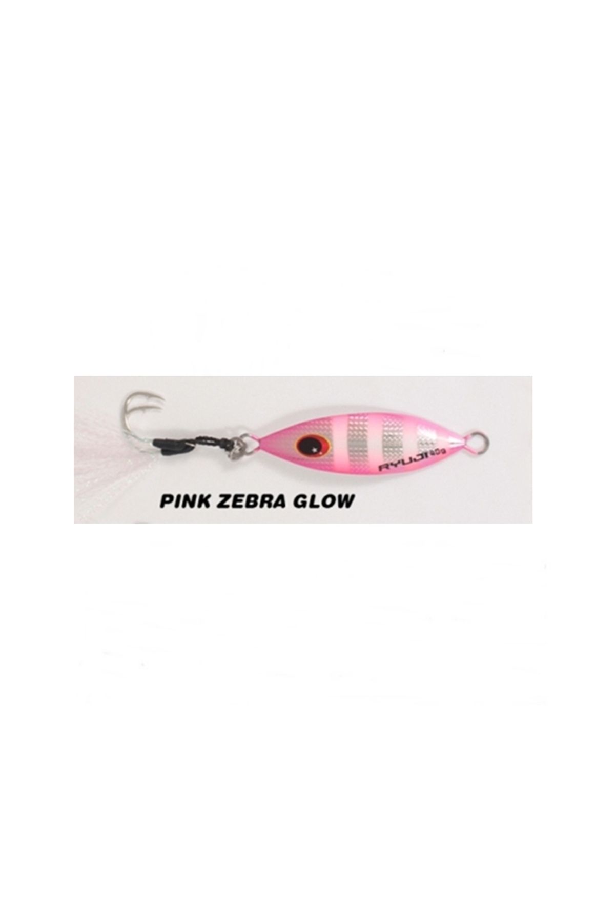 Ryuji Slow King Jig Yem PİNK ZEBRA GLOW-60 Gr