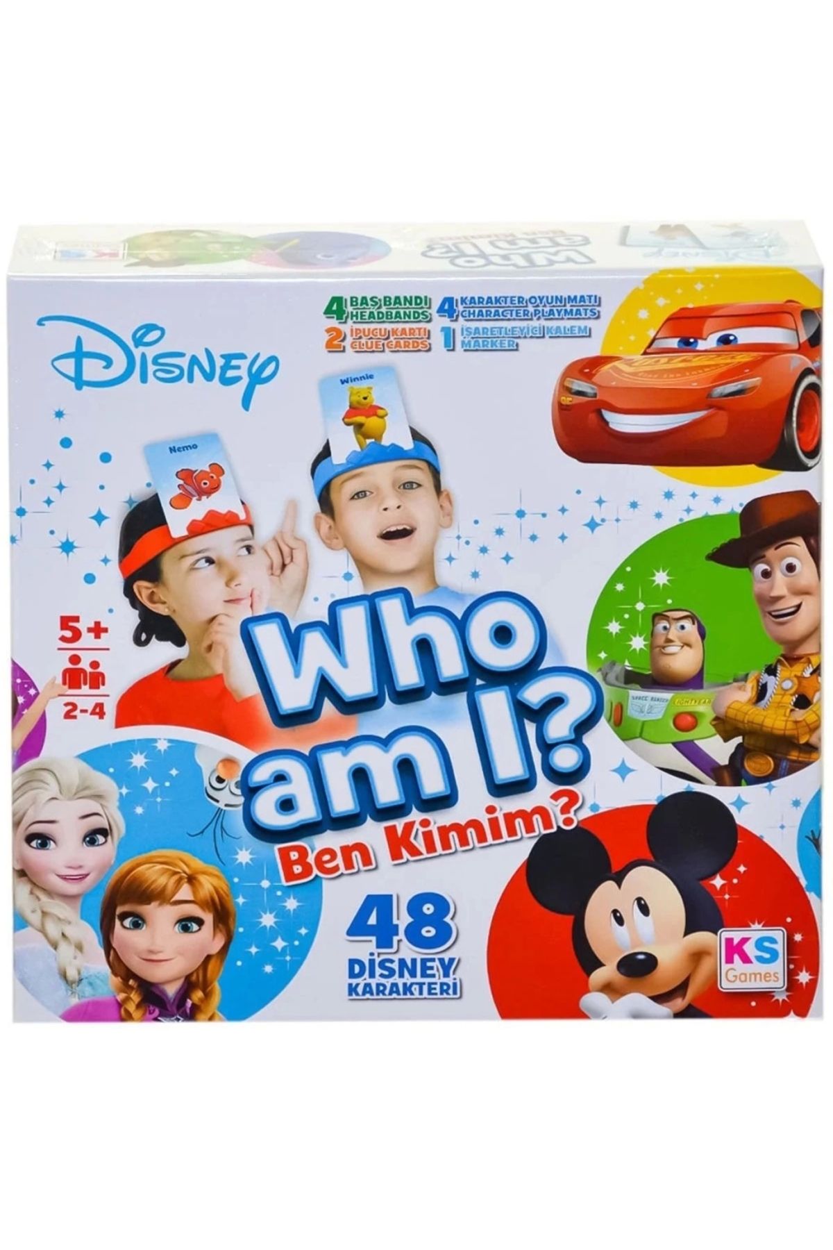 TWOX Çocuk Çocuk KS Games Disney Ben Kimim Kutu Oyunu