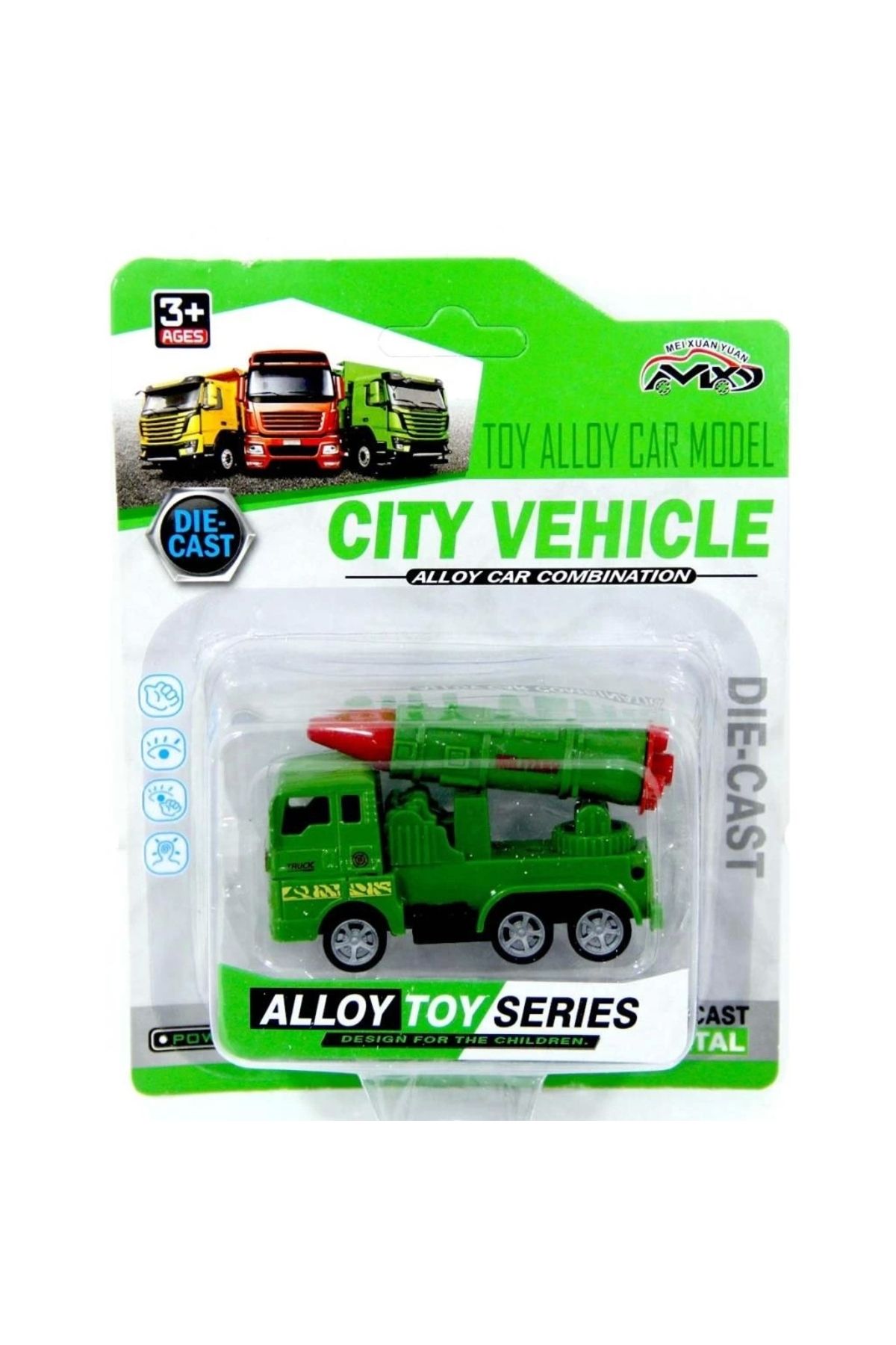 TWOX Çocuk City Vehicle Model Askeri Araçlar