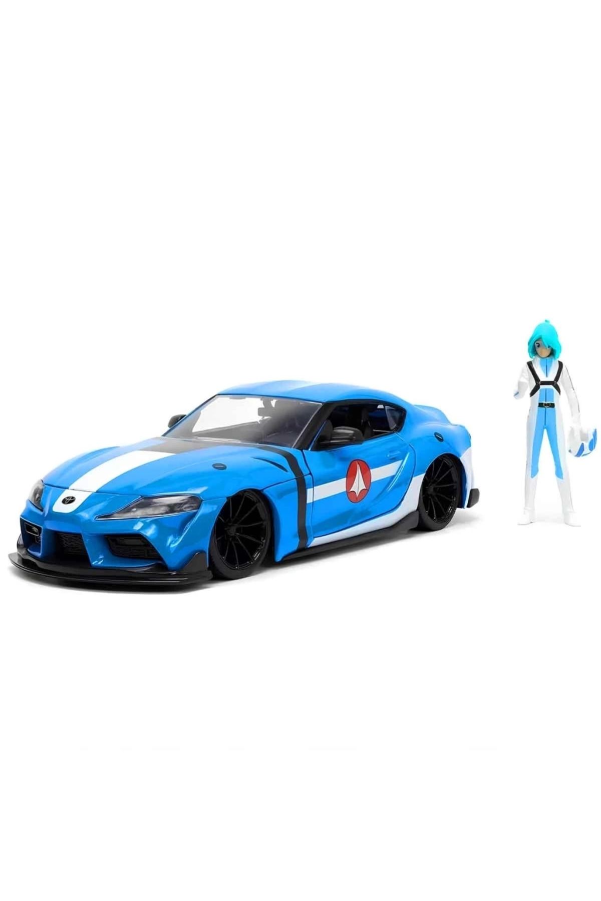 TWOX Çocuk 1:24 Jada Robotech M Sterling 20 Toyota Supra Mavi