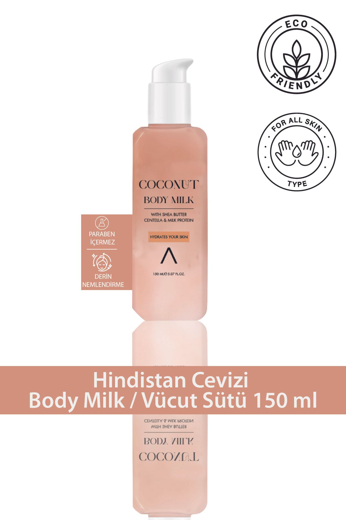 Aceso Cosmetics Hindistan Cevizi Body Milk / Vücut Sütü 150 ml