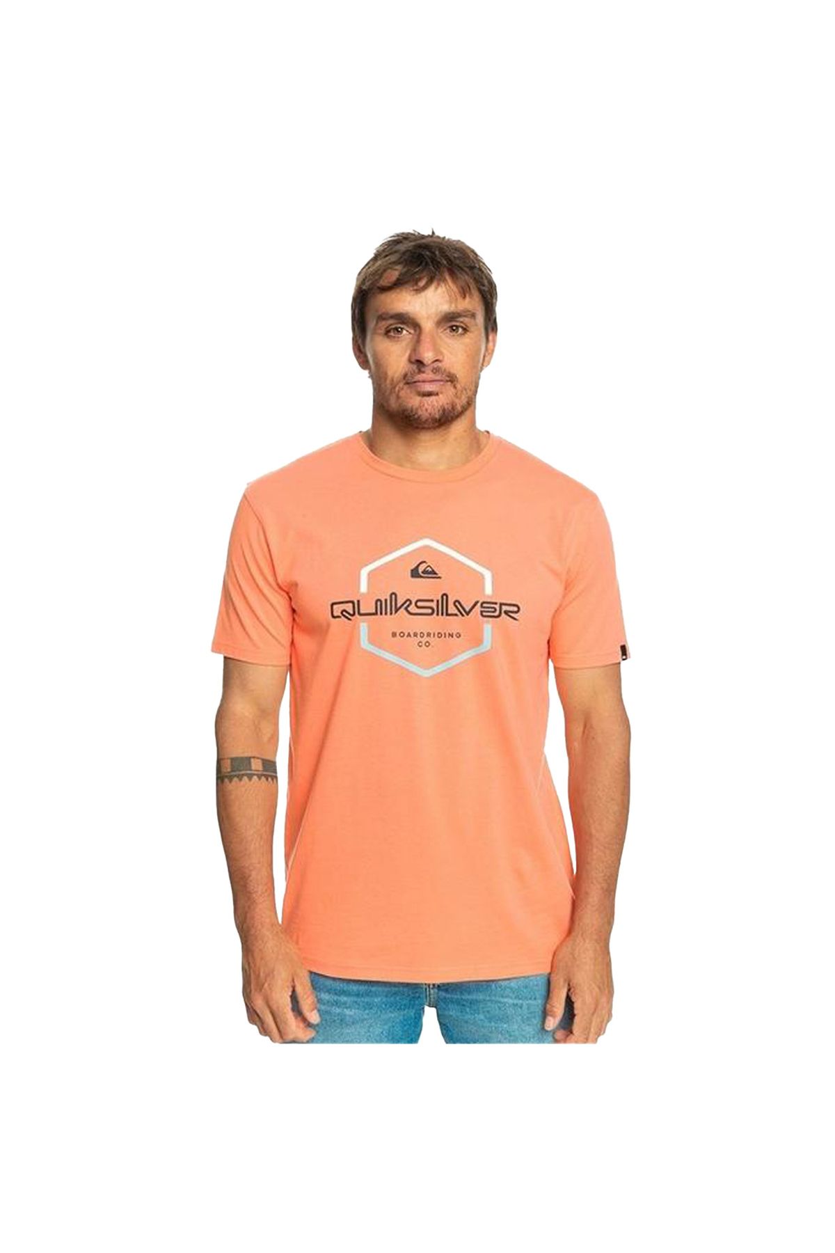 تی شرت مردانه Quicksilver Passthepride M Tees Fresh Salmon EQYZT07275-MHV0 Quiksilver