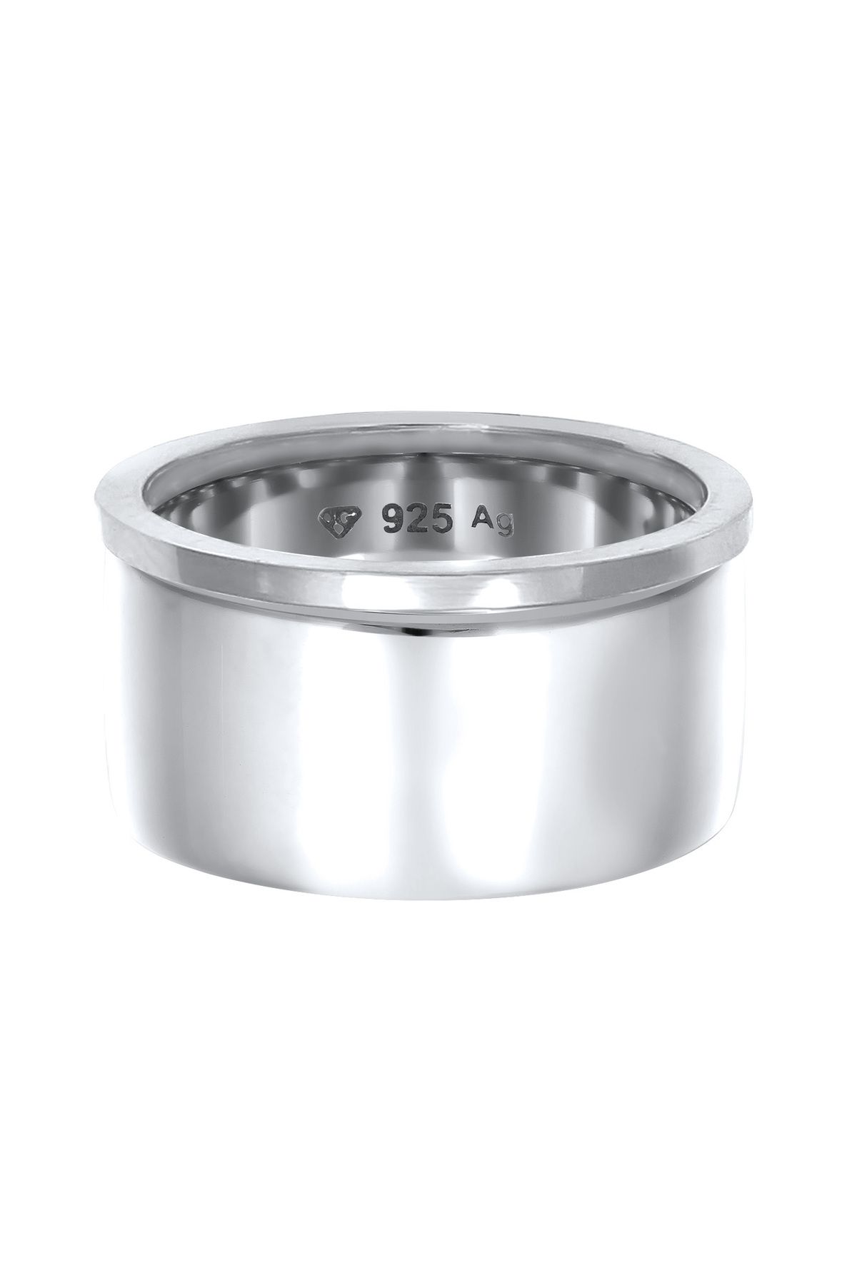 ELLI-Ring Bandring Stacking Breit Schmal 2er Set 925 Silber 2