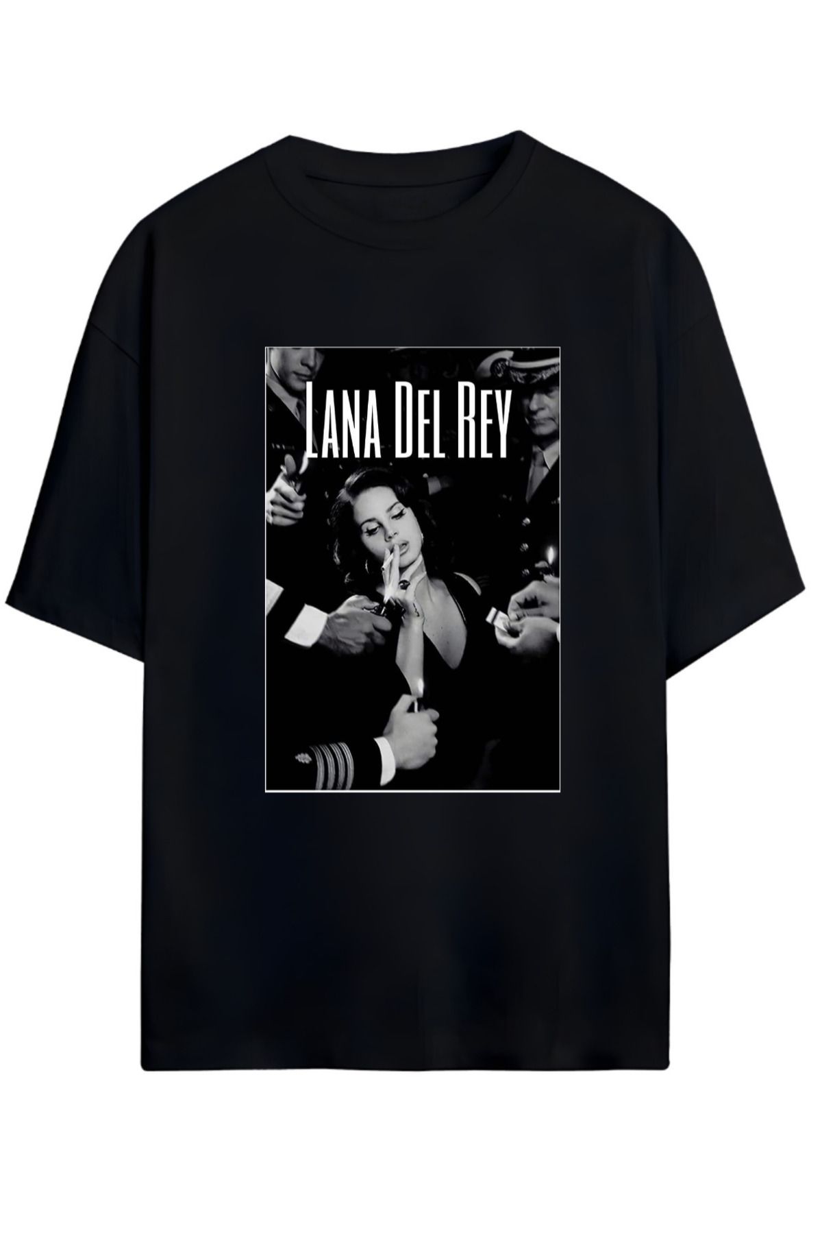 MAGORS LANA DEL REY TASARIMLI UNISEX YENİ SEZON OVERSIZE PAMUKLU  T-SHIRT