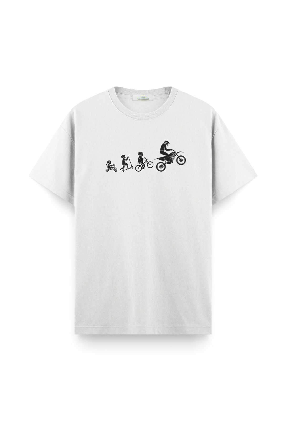 Bigwarriors Unisex Regular T-shirt Motorbike Evolution