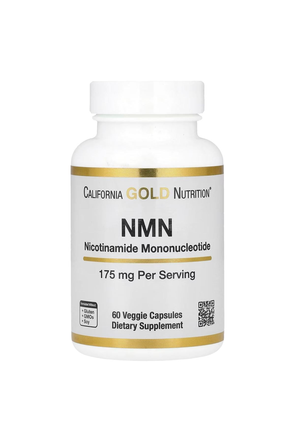 California Gold Nutrition NMN, 175 mg, 60 Veg.Kapsül.usa menşei.dmmedicine'den