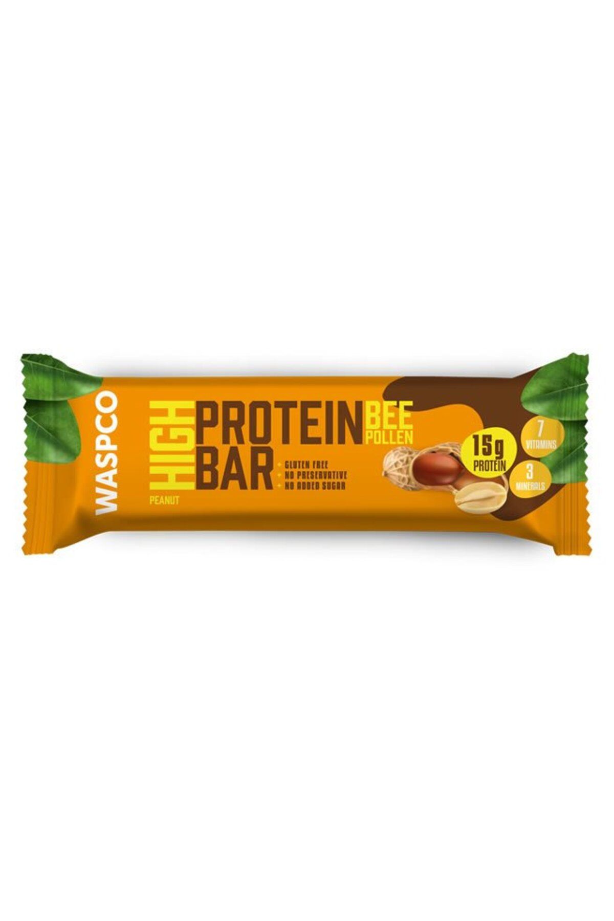 Waspco Yer Fıstıklı ve Kakaolu Yüksek Protein Bar 50 gr 1 Adet