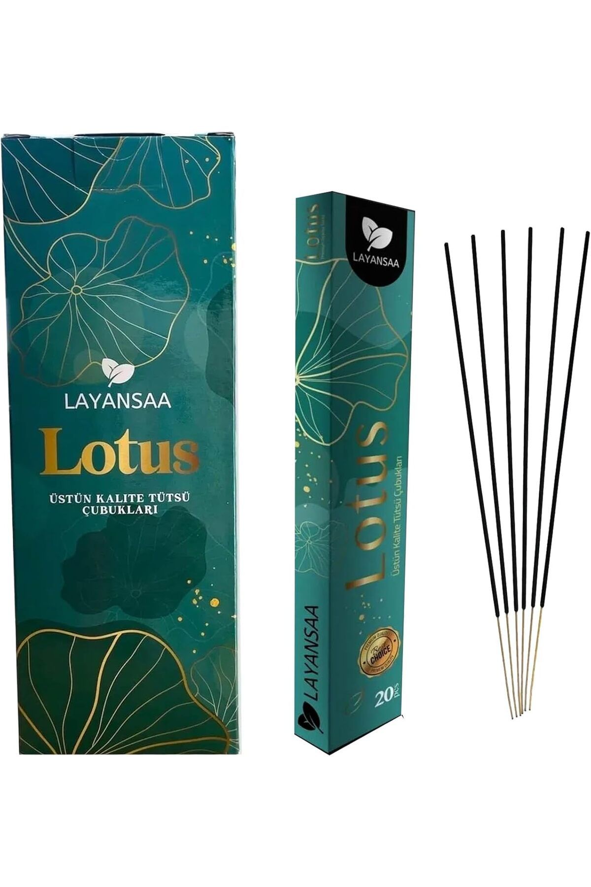 NcK Lotus Çiçeği Kokusu Özel Aroma Kokusu Agarbatti Arınma 20 Adet 1 Paket Çubuk Tütsü