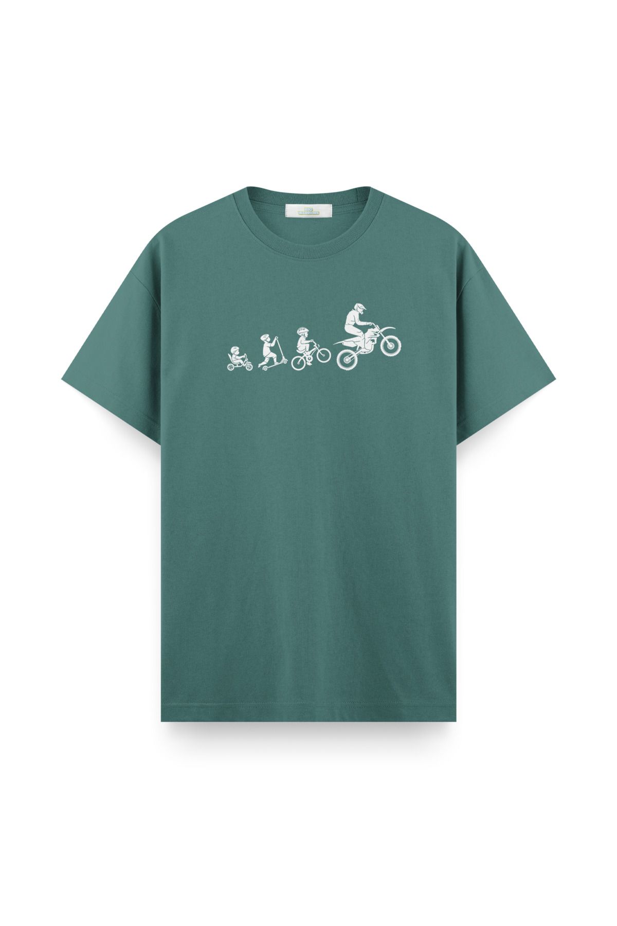 Bigwarriors Unisex Regular T-shirt Motorbike Evolution