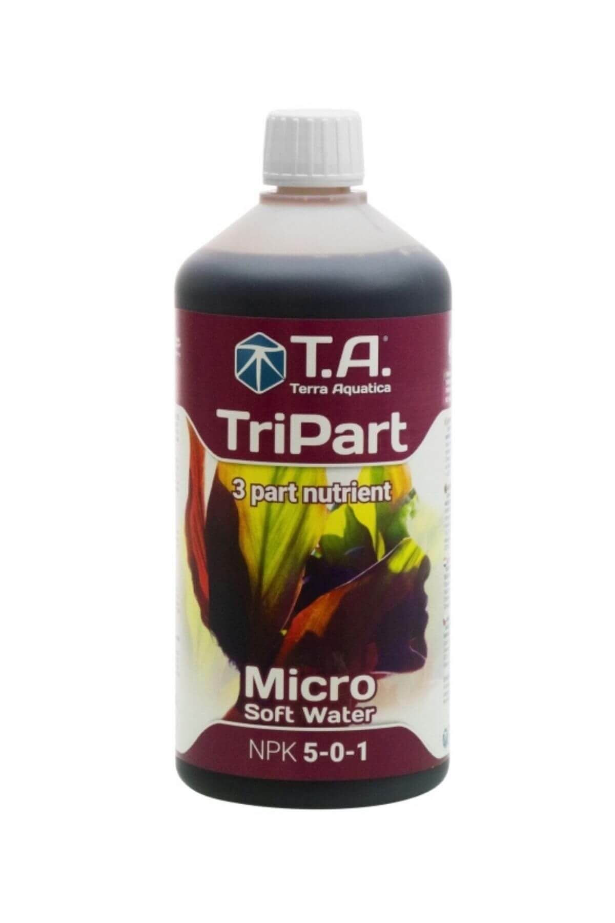 Terra Aquatica TriPart Micro (Flora Micro) Softwater 1 Litre  Bitki Besini