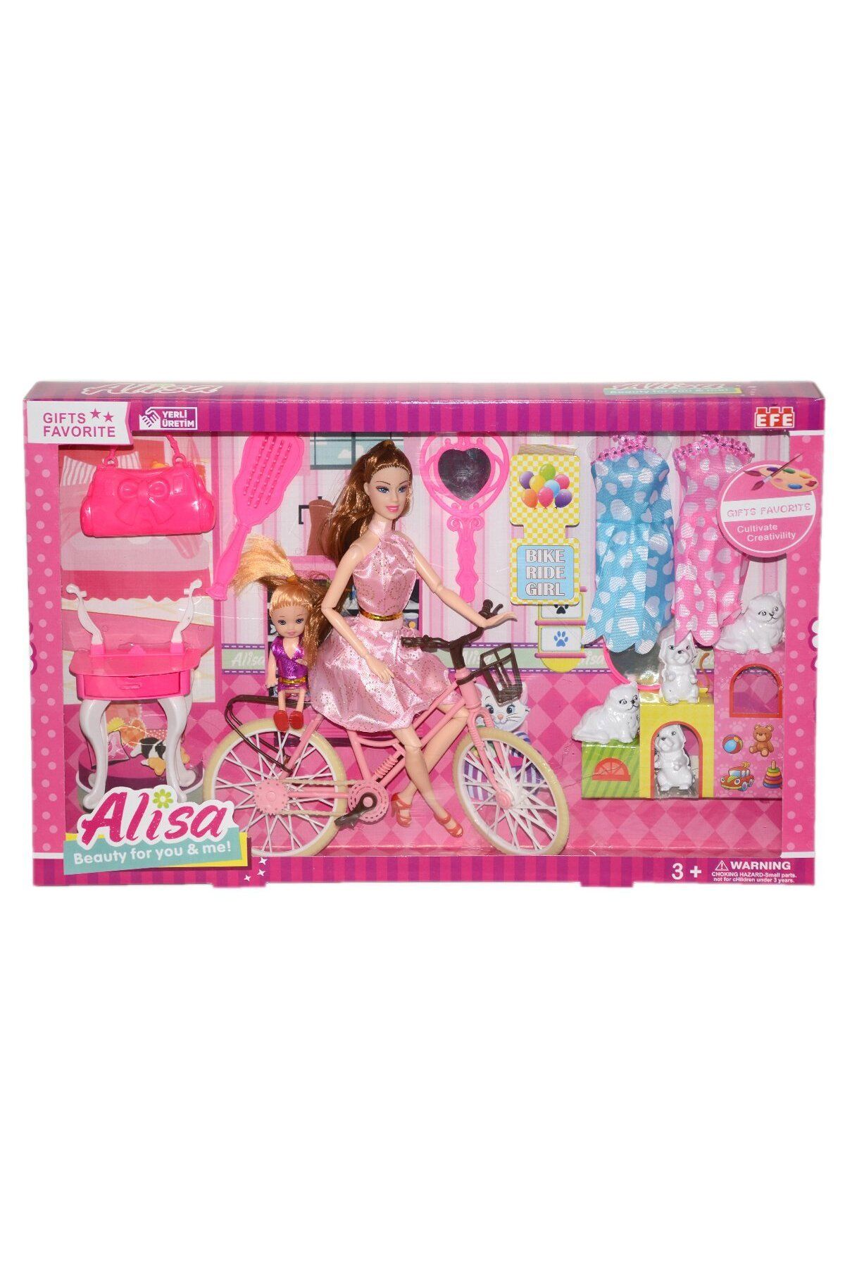 NillyToys 255 Efe, Alisa ve Bisikleti Oyun Seti / +3 yaş