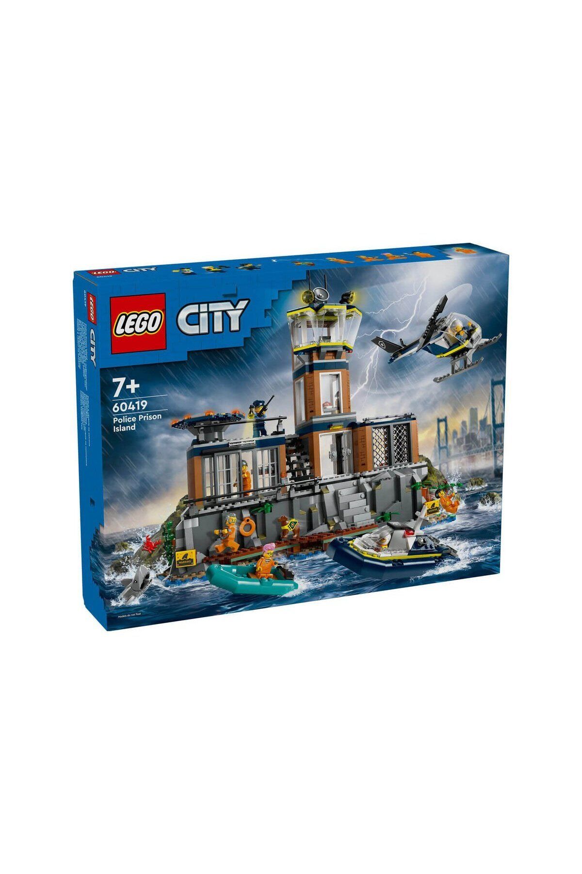 NillyToys 60419 Lego City Polis Hapishane Adası 980 parça +7 yaş