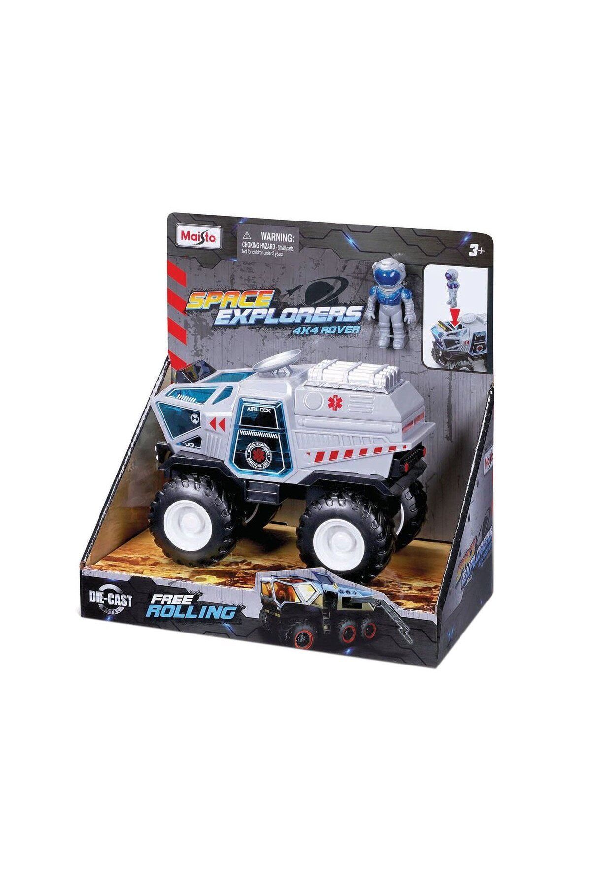 NillyToys MAY 21251 Maisto Space Explorers 4x4 Rover Uzay Aracı ve Figür