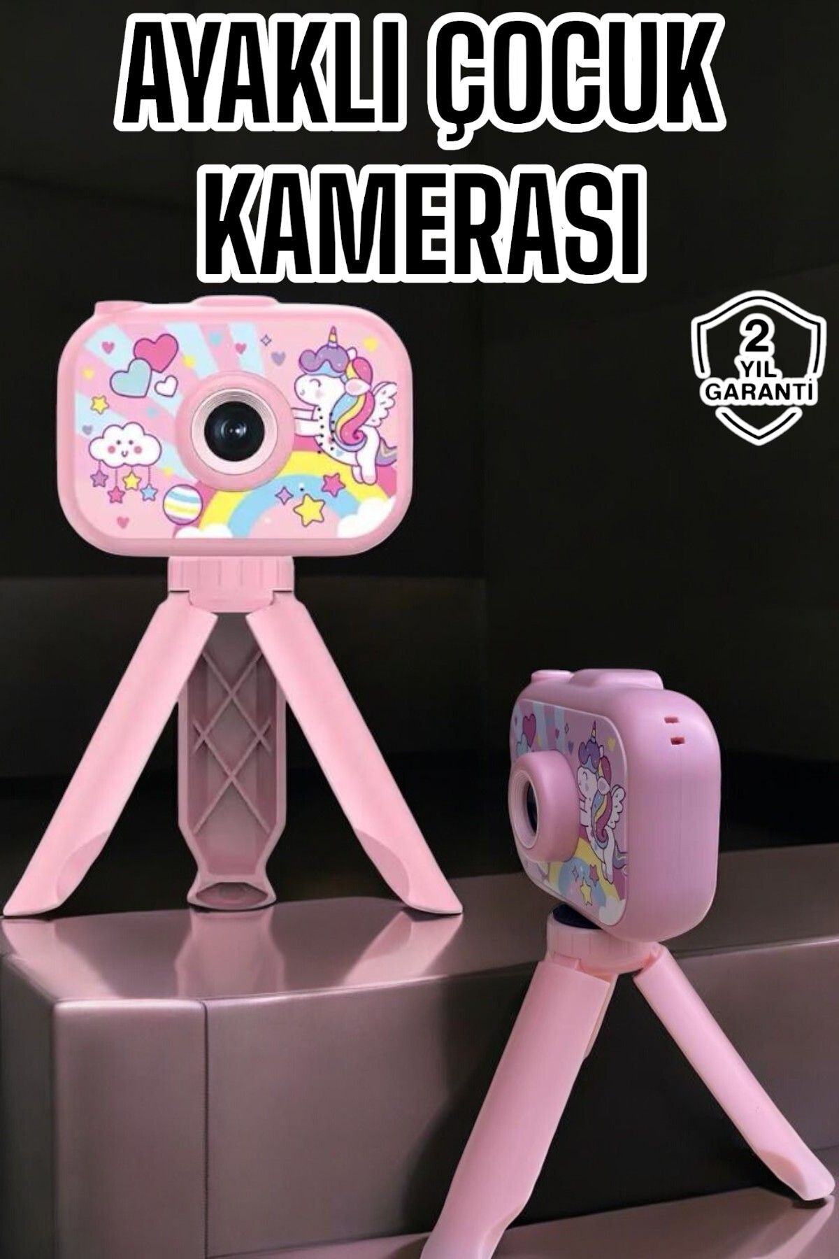 ASTRALTECH Ayaklı Mini Fotoğraf Makinesi Çocuk Için Eğitici Video Kamera (Kopya)