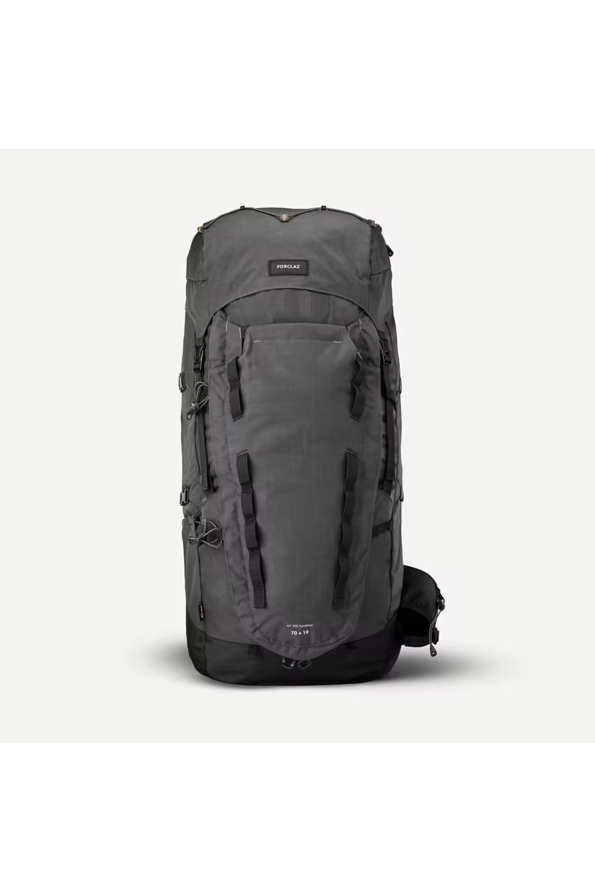 Decathlon Erkek Outdoor Trekking Sırt Çantası - Gri - 70+10 L - MT900 Symbium