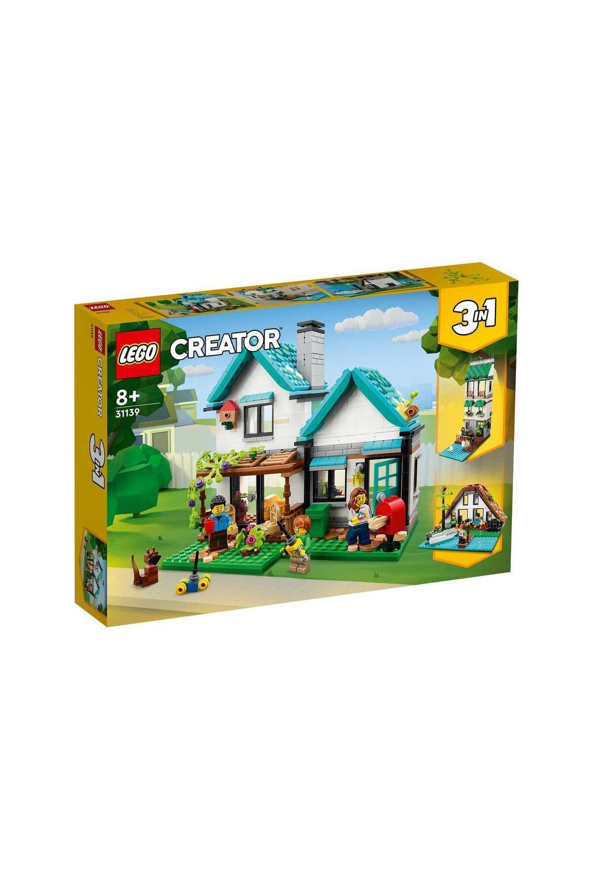 NillyToys 31139 Lego Creator 3in1 - Cozy House 808 parça +8 yaş