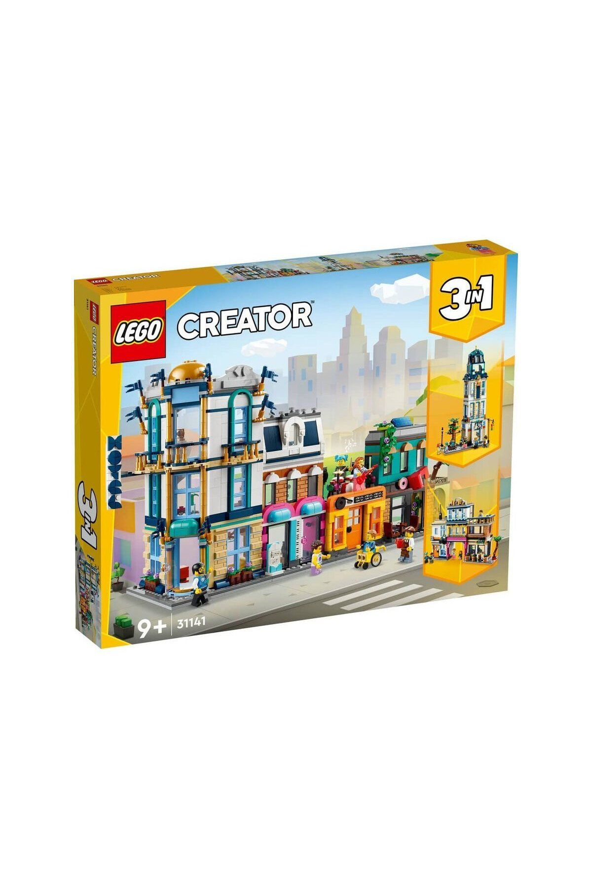 NillyToys 31141 Lego Creator 3ü1 arada Ana Cadde 1459 parça +9 yaş