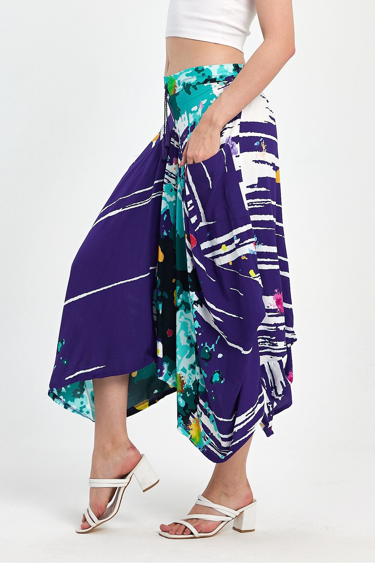 Rodi-Digital Printed Women's Shalwar Skirt - 984 4
