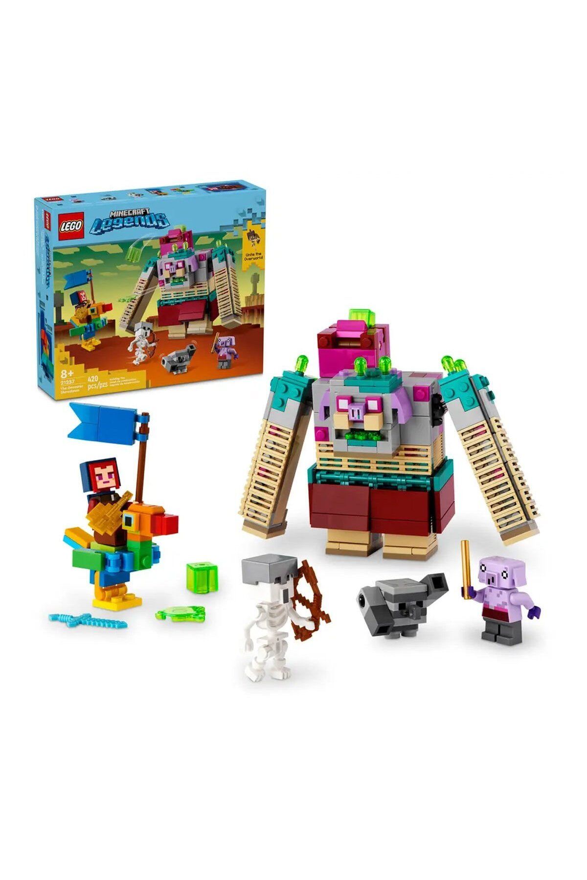 NillyToys 21257 Lego Minecraft Yutucu Hesaplaşması 420 parça +8 yaş