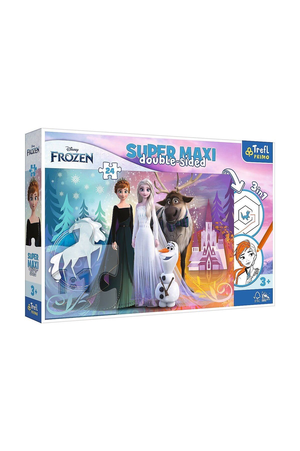 NillyToys PUZZLE-41000 Super Maxi Frozen II 24 Parça Çocuk Puzzle